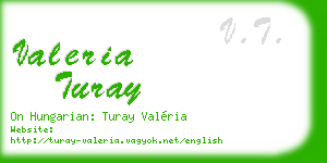 valeria turay business card
