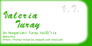 valeria turay business card